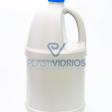GARRAFA REDONDA MATERIAL RECUPETADO 3850ML TAPA Y SUB TAPA_