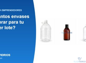 Envases PET para primer lote de producción - Plastividrios