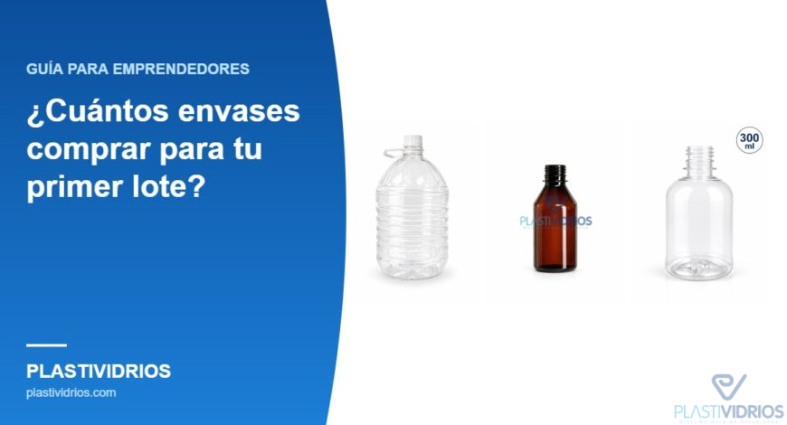 Envases PET para primer lote de producción - Plastividrios